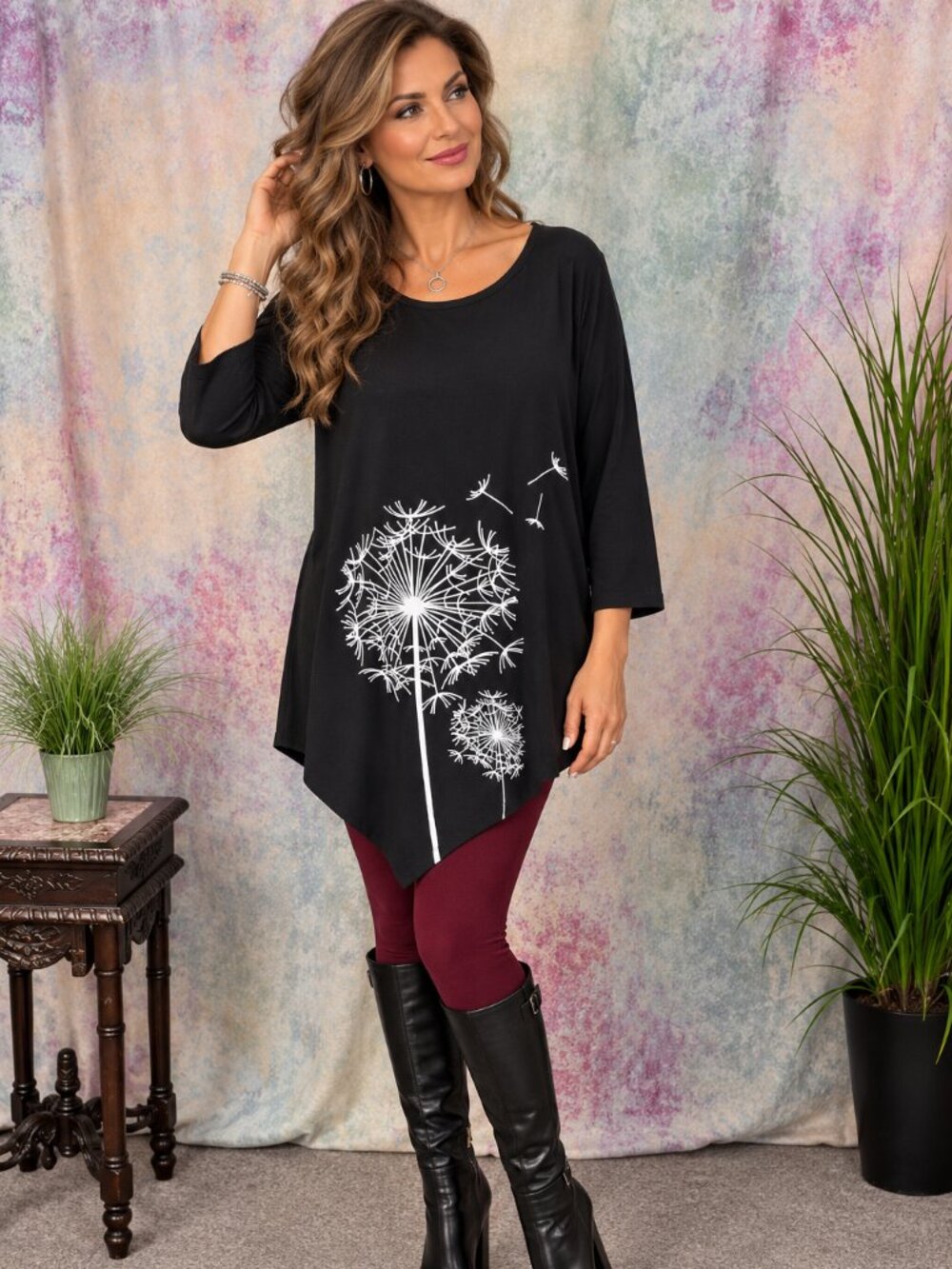 NWOT 📌 Nlife Dandelion Graphic Tonic Shirt